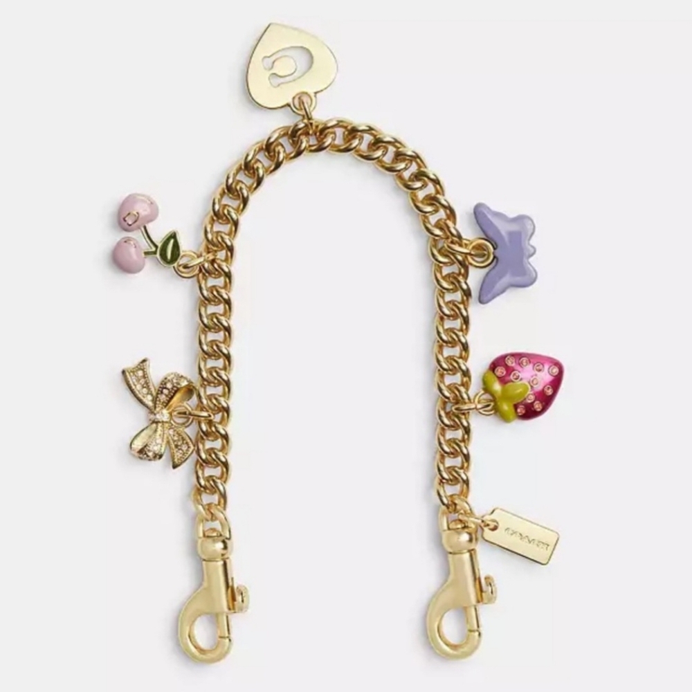 Coach Swagger Chain Chain Gold